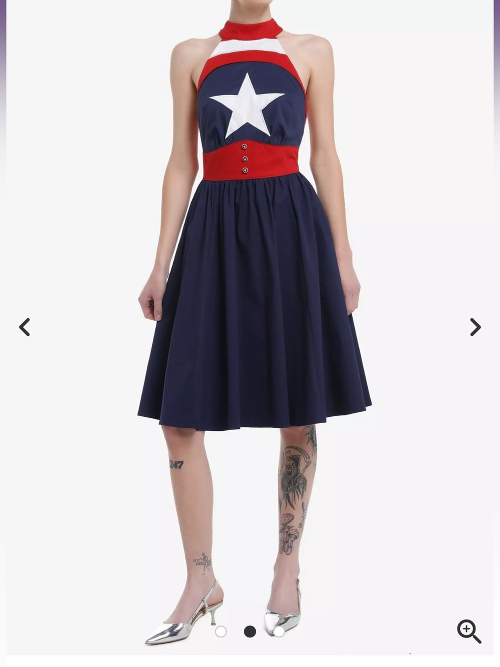 NWT Her Universe Marvel Avengers Captain America Dress